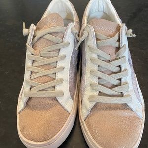 Dolce Vita Zina Sneaker Silver Calf Hair